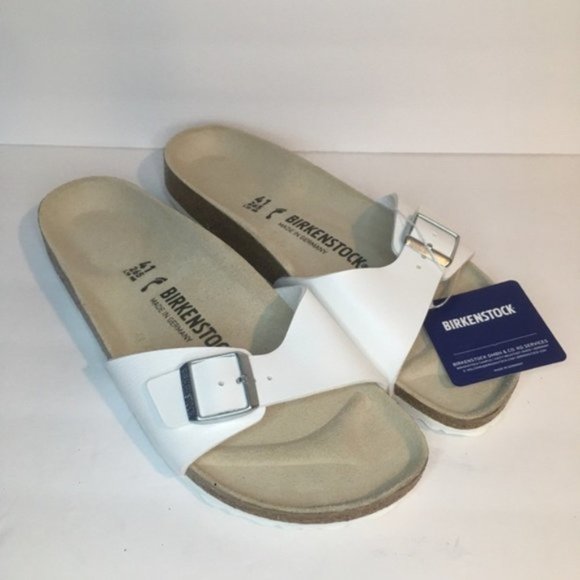 Birkenstock Shoes - NEW Birkenstock Madrid White 41 narrow Slide Sandal